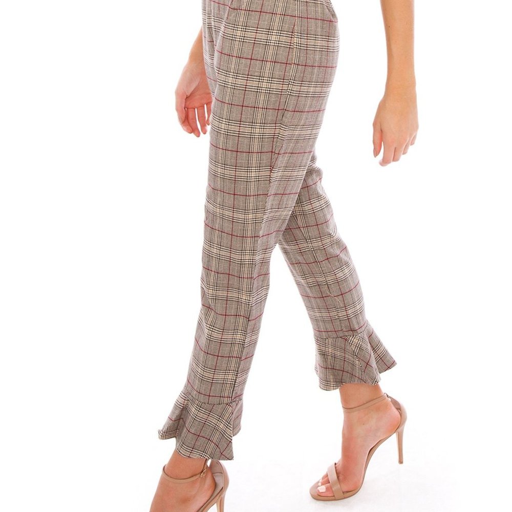 BB Dakota New Wave Ruffle Hem Dress Pants NWT